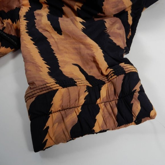 FREE PEOPLE Movement JACKET Pullover Windbreaker S Black Brown Walk the Line NEW - Picture 9 of 10